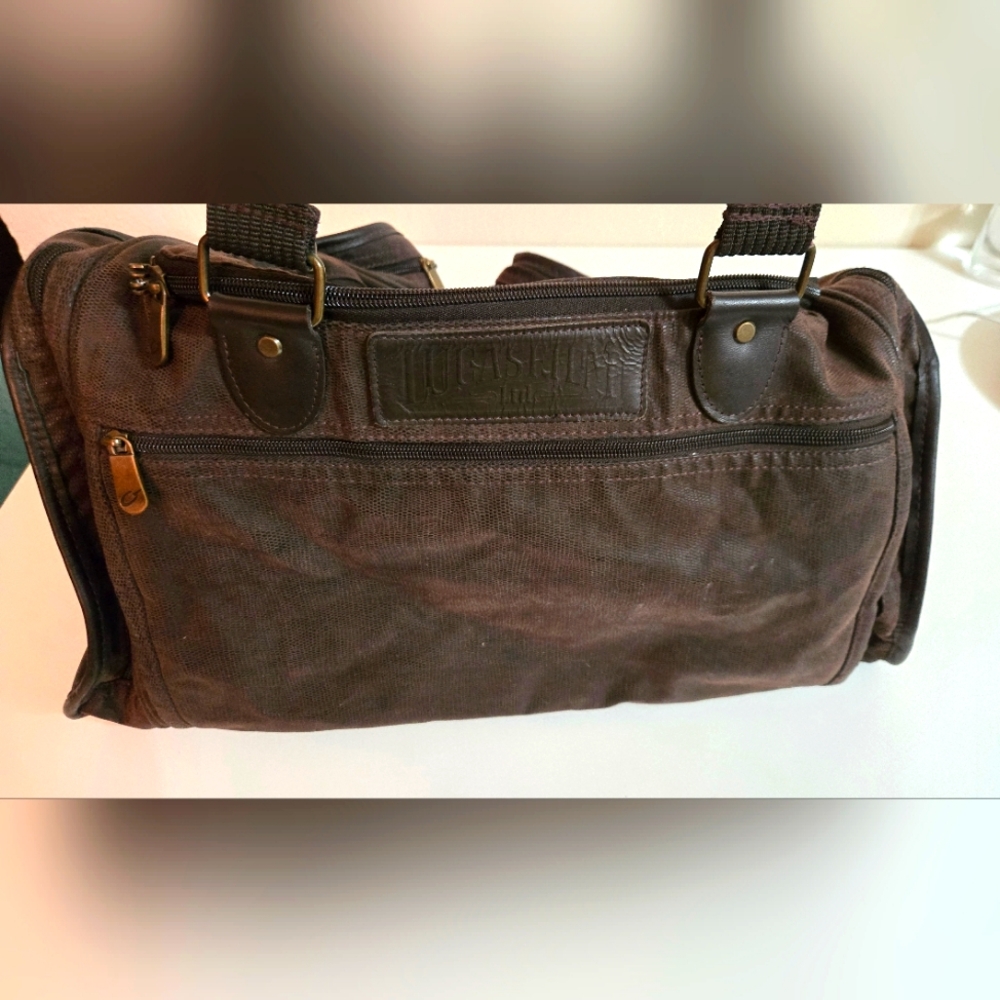 Vintage Lucasfilm soft leather duffel bag
